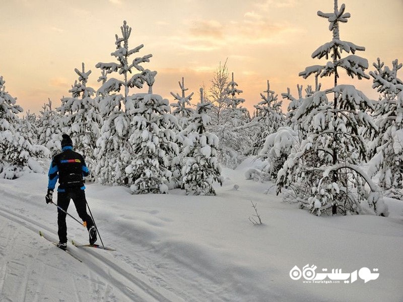 مسیر اسکی با طول بیش از 160 کیلومتر