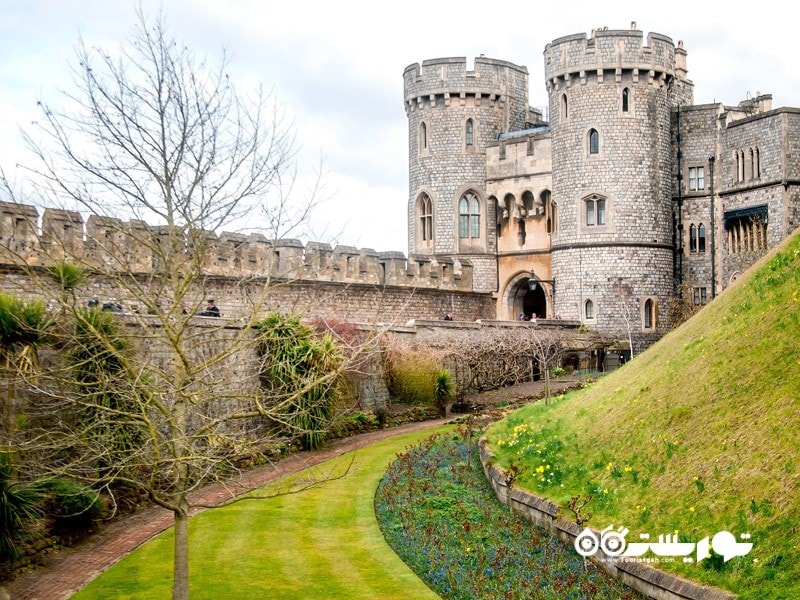 19- قلعه ویندسور (Windsor Castle) در بارکشر (Berkshire)، بریتانیا