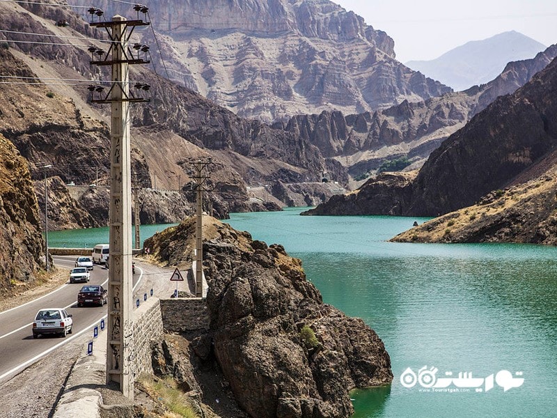 7. جاده چالوس یکی از جاذبه های دیدنی ایران