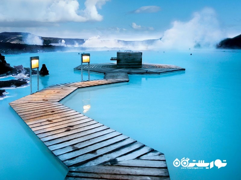 3. تالاب آبی (Blue Lagoon) در کشور ایسلند