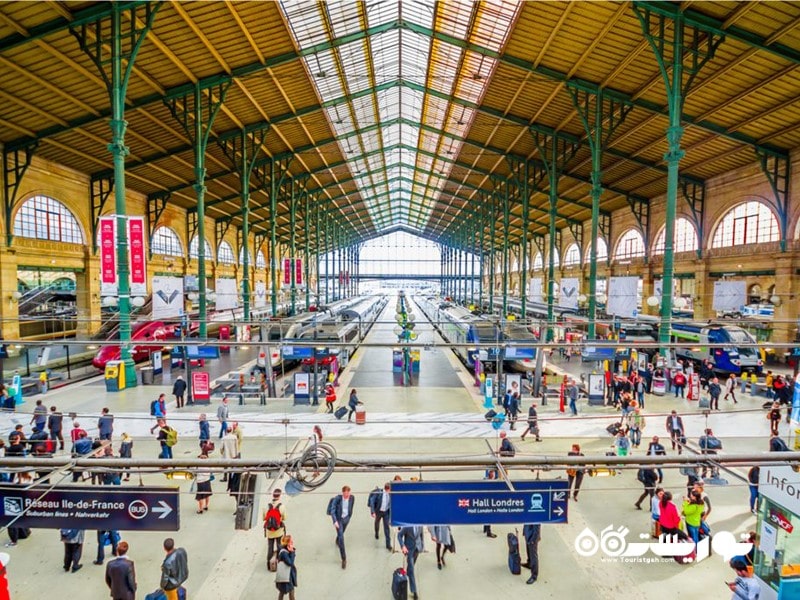 26. پاریس گیر دو نورد (Gare du Nord) شلوغ ترین ایستگاه راه آهن اروپا است