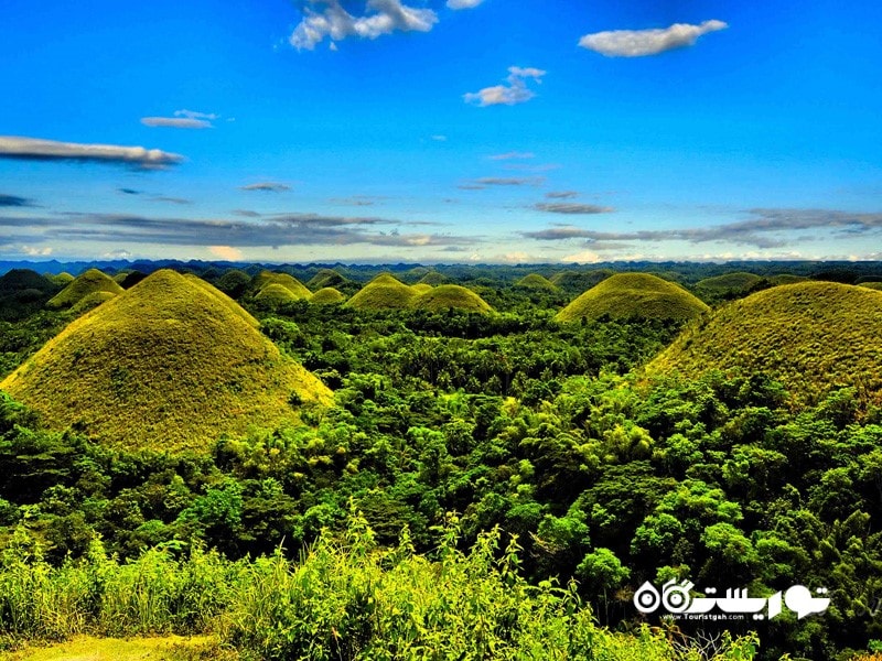 جزیره بُوهول، تپه های شکلاتی، فیلیپین (BOHOL ISLAND CHOCOLATE HILLS, PHILIPPINES)