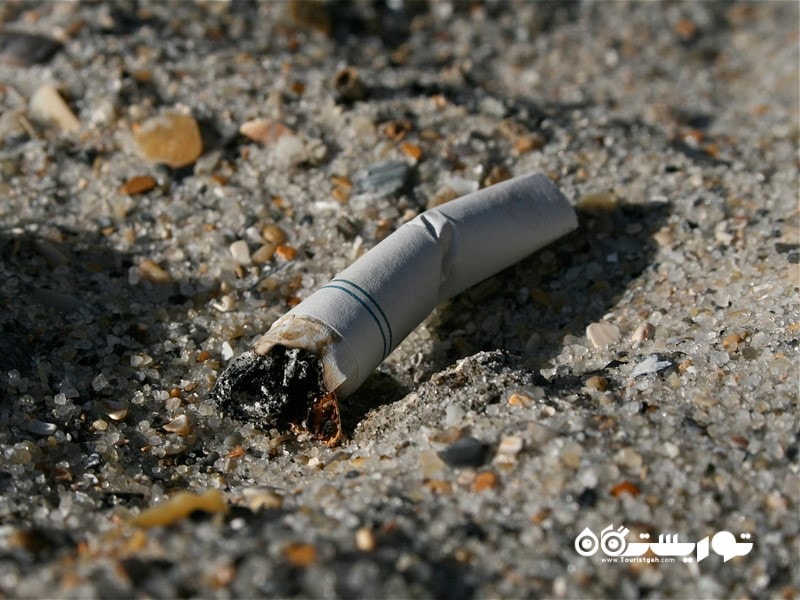 چگونگی تاثیر محیطی فیلتر سیگار در سواحل