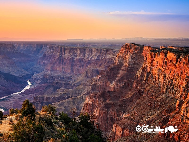 1. گرند کانیون (The Grand Canyon)، ایالات متحده آمریکا 