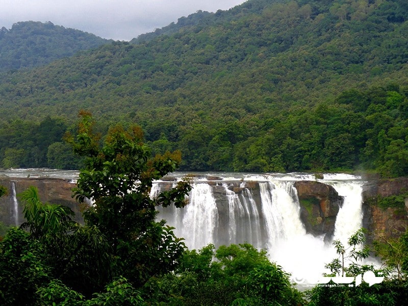 2- آبشار آثیراپیلی (Athirappilly Falls)، چالاکودی (Chalakudy)، تریسور (Thrissur)، کرالا (Kerala)