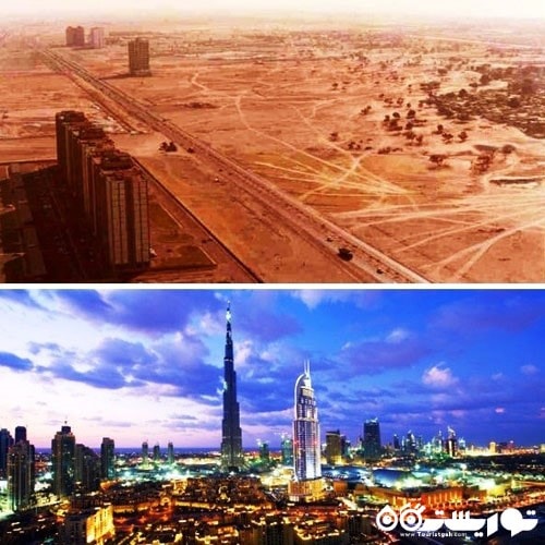دبی، امارات متحده عربی - دهه 1980 و هم اکنون