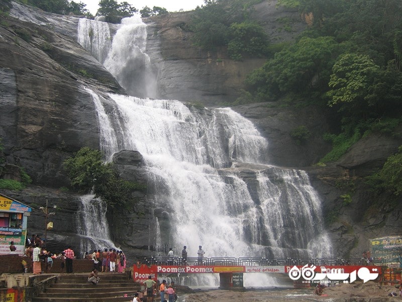 9-آبشار کورتالام (Courtallam Falls)، تیرونلولی (Tirunelveli)، تامیل نادو (Tamil Nadu)