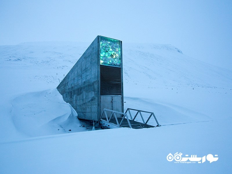 4. خزانه جهانی بذر سوالبارد، نروژ یکی از مکان هایی که برای گردشگران ممنوع است