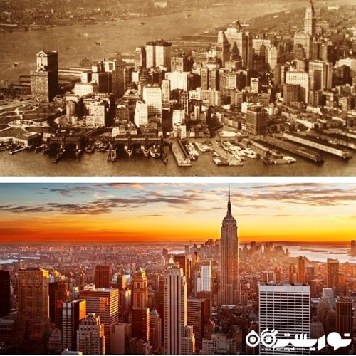 شهر نیویورک، نیویورک – دهه 1920 و هم اکنون