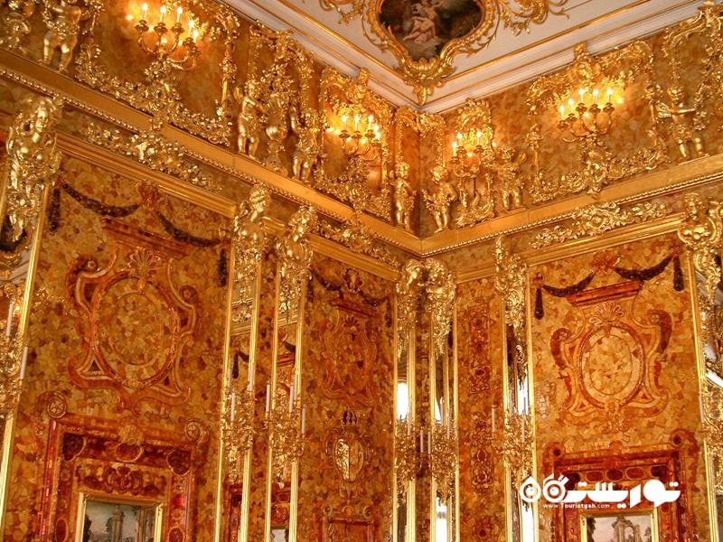 40.اتاق کهربا (The Amber Room)، کاخ کاترین، روسیه