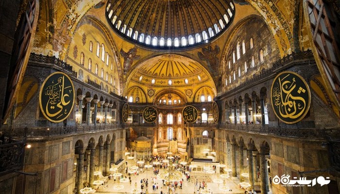ایاصوفیه زیباترین شاهکار معماری در استانبول