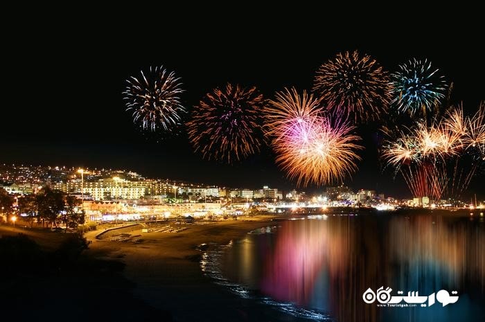 برگزاری جشن سال نو در جزایر قناری