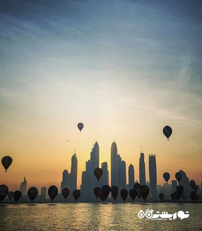 3. دبی مارینا (Dubai Marina) در امارات متحده عربی