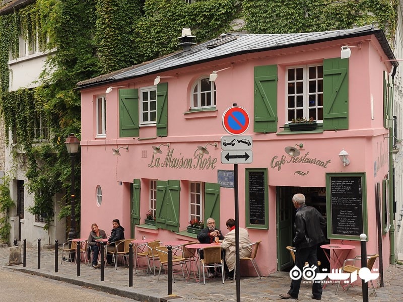11- خانه رز، محله مون مارتر  (La Maison  Rose, Montmartre)