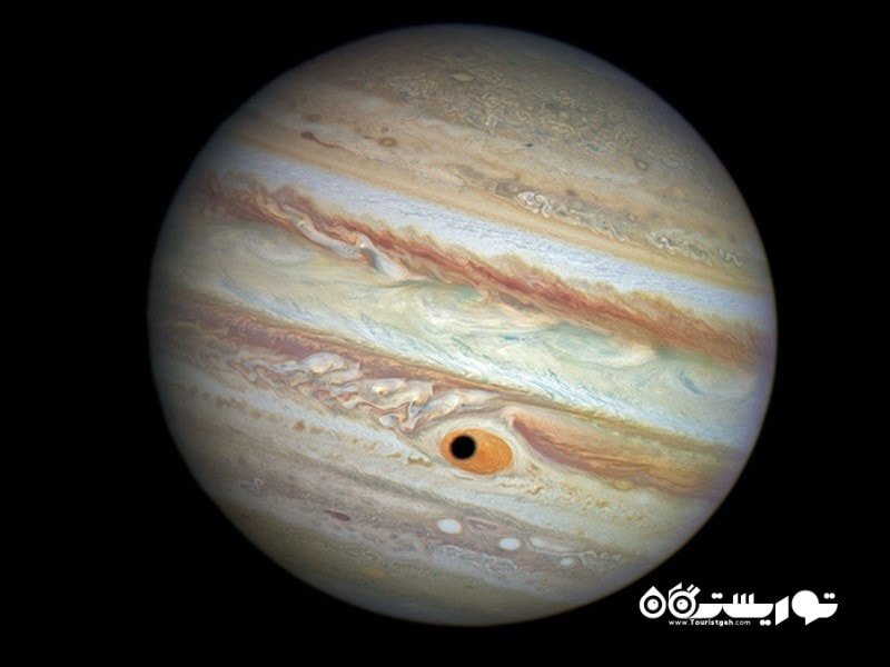 لکه سرخ  بزرگ بر روی مشتری (The Great Red Spot of Jupiter)