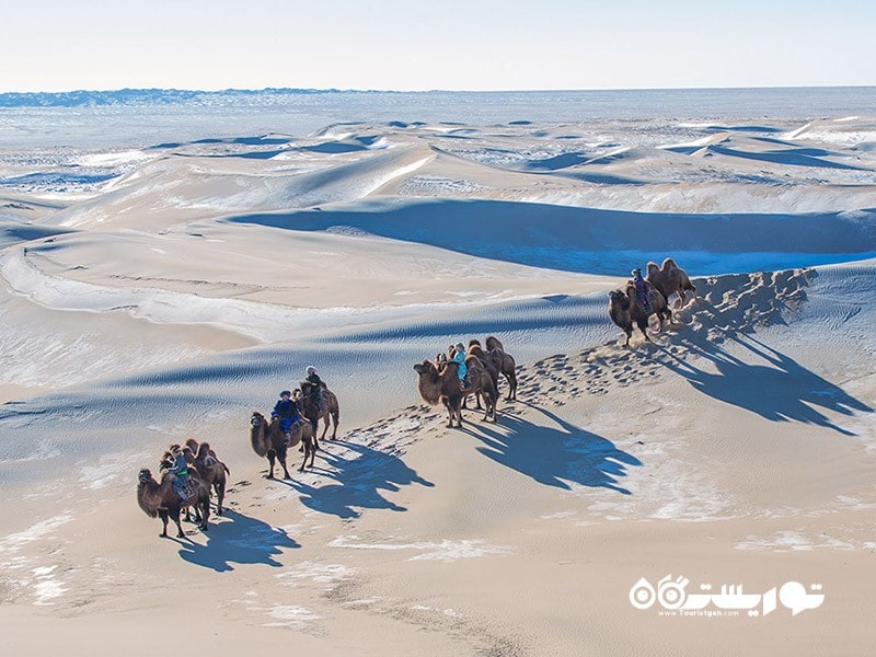 8- صحرای گبی در مغولستان