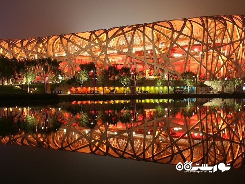 3- ورزشگاه ملی پکن، مشهور به آشیانه پرنده