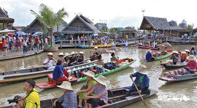 مرکز خرید بازار شناور پاتایا شهر تایلند کشور پاتایا